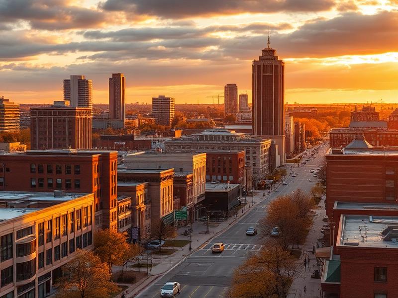 Skokie, IL local city view