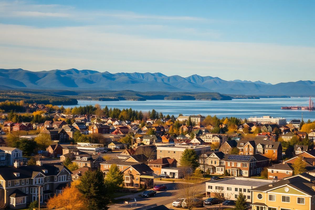 South Burlington, VT local city view