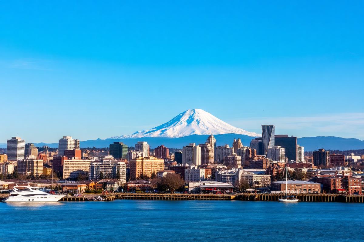 Tacoma, WA local city view