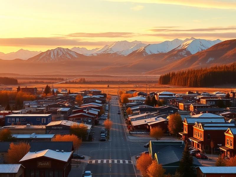 Wasilla, AK local city view