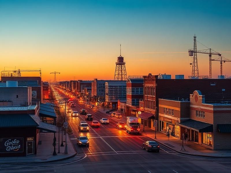 Williston, ND local city view
