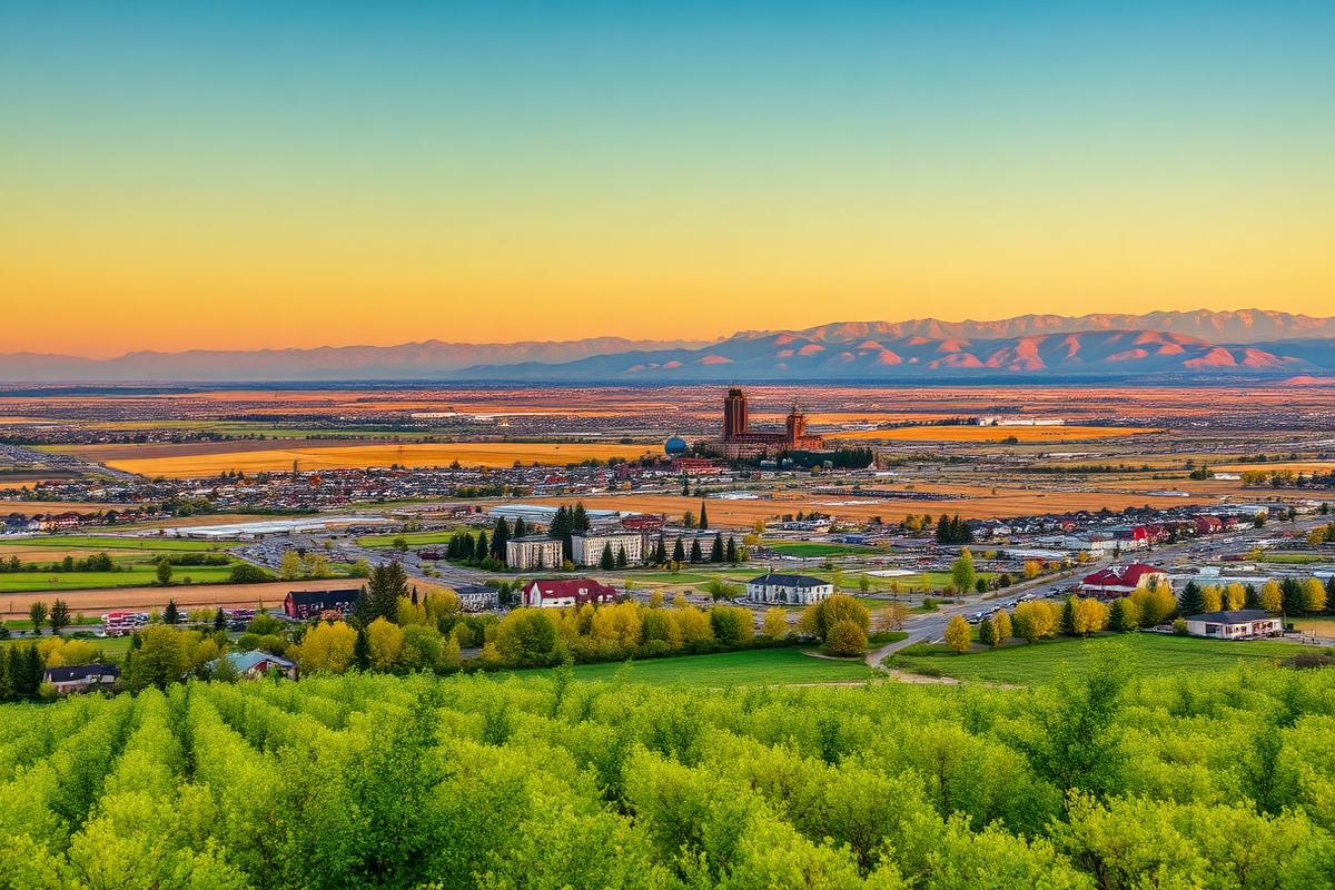 Yakima, WA local city view